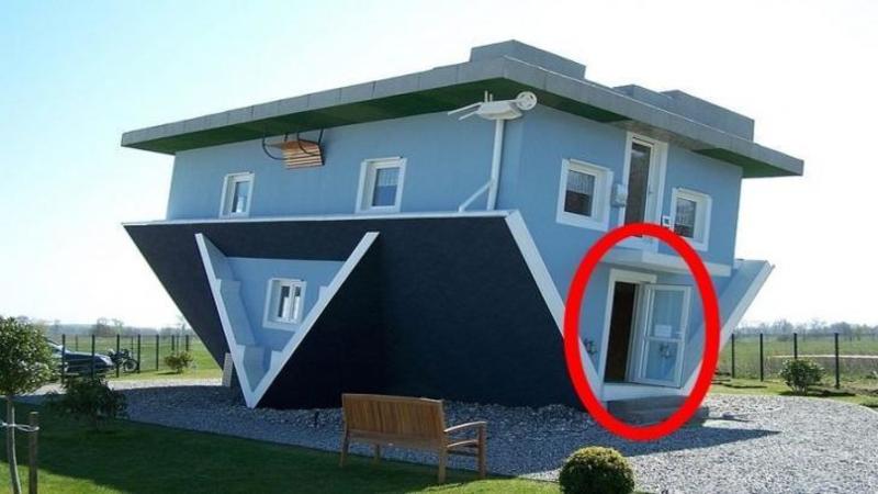 Casa asta a fost construită cu CURU în SUS, dar aşteaptă să intri în ea să îi vezi INTERIORUL? este o nebunie să locuieşti acolo!