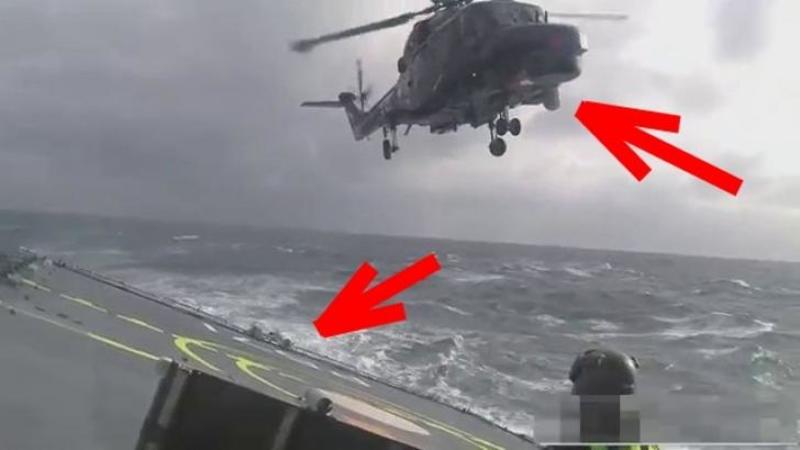 Cum reuşeşte acest pilot de ELICOPTER să aterizeze pe navă în timpul unei furtuni este INCREDIBIL? uite câtă precizie şi măiestrie îţi trebuie? WOW